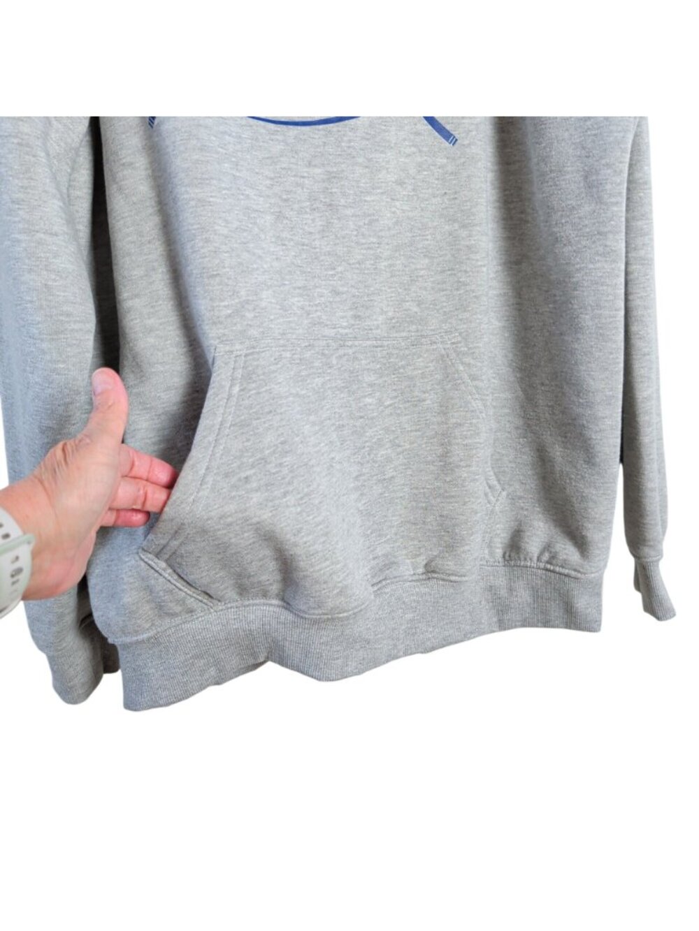 Epic Sports Lacrosse Sweatshirt Mens XL Gray Cougar Graphic Kangaroo Pocket Crew - Picture 5 of 16